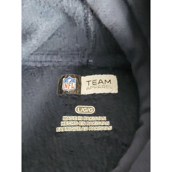 Houston Texans Football Hoodie Men Sz L NFL Team Apparel AFC Casual Sportswear - Picture 8 of 10